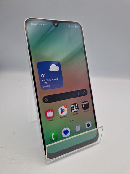 Galaxy Samsung A26 5G 128GB white smartphone unlocked unboxed