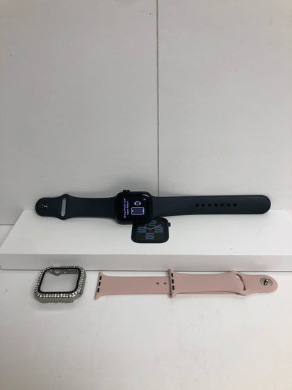 Apple Watch SE GPS 40mm Midnight Aluminium Case x2 Straps and Case