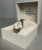 Vivienne Westwood Lady Sydenham Silver Dial Two Tone Stainless Steel Bracelet Ladies Watch VV251WSSR
