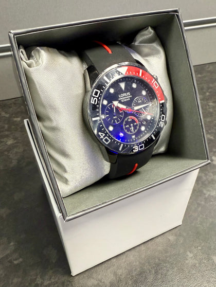 Lorus Men's Sports Chronograph Watch RT347JX9- NEW
