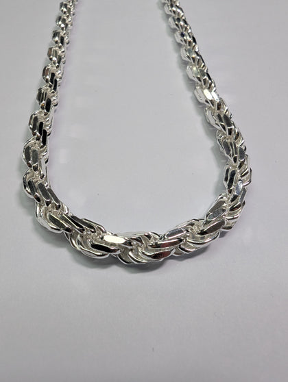 Brand New Silver Byzantine Chain 22