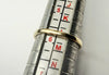 9ct yellow gold solitaire diamond ring size L