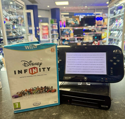 Nintendo Wii U Console Black with Disney Infinity Game