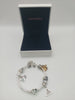 Pandora Bracelet with 12 charms Hallmarked(ALE)&Tested Boxed