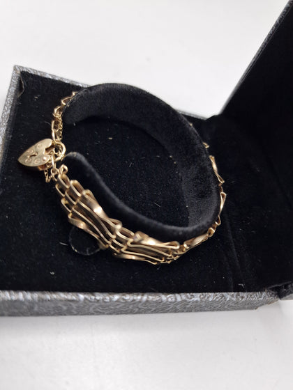 Gold Bracelet 375 9ct 8.3G 8'' in Length