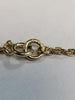 9CT Yellow Gold Narrow Rope Chain - 20" - 3.62g - Hallmarked