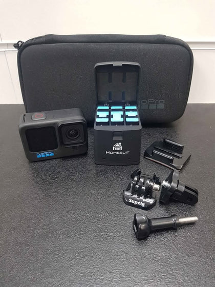 GO PRO HERO10 EDITION WITH 3 EXTRA BATTERIES