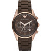 Emporio Armani Watch AR5890 Mens Brown Tazio Watch