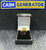 22ct Gold Star Gents Ring (Size T), 10.38g