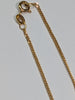 9ct Gold Necklace with Diamond and Green Stones
