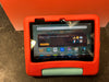 Amazon Fire 7 Tablet (2022) - 16 GB, Black, with Red Kids Case