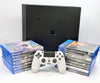 Playstation 4 Pro Console, 1TB Black, Unboxed & 15 Games