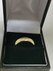 Hallmarked and tested 9 karat (375) gold ring , size R