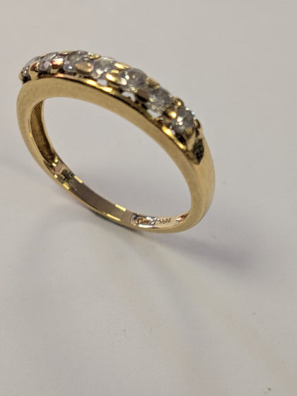 18ct Gold Diamond Eternity Ring Size N