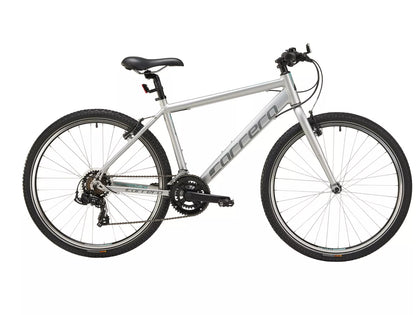 Carrera Parva Womens Hybrid Bike - Grey 18