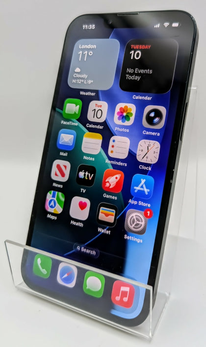 APPLE IPHONE 13, 128GB, DARK BLUE, UNLOCKED, UNBOXED, BATTERY HEALTH 76%