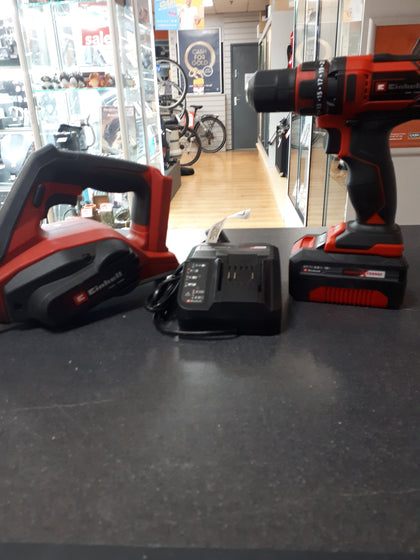 Einhell TC-CD drill & TE-PL Planer