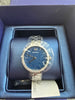 Authentic Swarovski Cosmopolitan Watch Swiss Made Blue Glitter Face