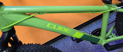 ***Collection Only*** Cube Acid 240 24 Inch Junior Mountain Bike. Front Suspension. Green.