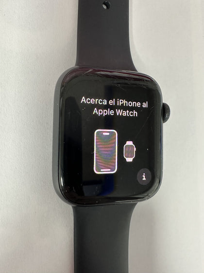 Apple Watch SE GPS 44mm Midnight Aluminium Case With Midnight Sport Band (Unboxed).