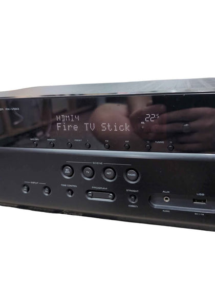 Yamaha RX-V583 Natural Sound AV Receiver 7.2 Channel 4k Ultra HD WiFi Bluetooth - Boxed W/ Remote