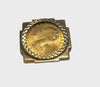 1963 Full 22ct Sovereign + 9ct Ring - Size R 1/2