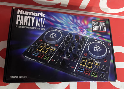 Numark Party Mix Live DJ Controller With Built-in Light Show & Speakers.