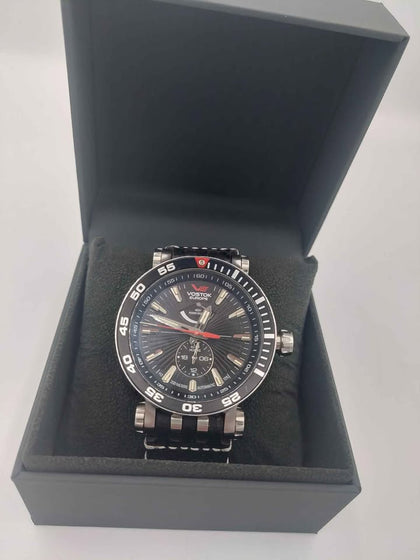 Vostock Europe Energia YN84-575A538 Automatic Mens Watch Black With Box