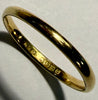 18CT Gold Wedding Band Size Q