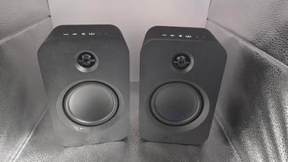 House of Marley Get Together Duo Black Bluetooth Bookshelf Speakers