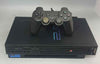 Playstation 2 Console, Black, Discounted, with network adapter, leads and one controller