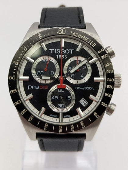 Tissot PRS 516 Black Dial Chronograph T044417A Watch