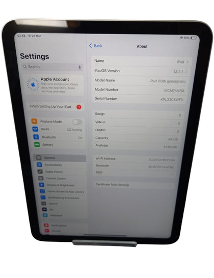 Apple iPad 10th Generation 64GB