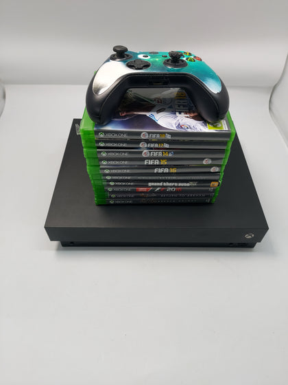 Microsoft Xbox One X 1TB Console Bundle - Black - Unboxed With Pad & 10 Games