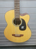 Lindo FMB-010 4 String Acoustic Bass - Natural Finish - dints in back of neck and loose wire inside