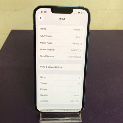 Apple iPhone 13, 128gb, Blue
