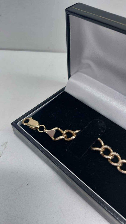 9ct Yellow Gold Link Bracelet - 9