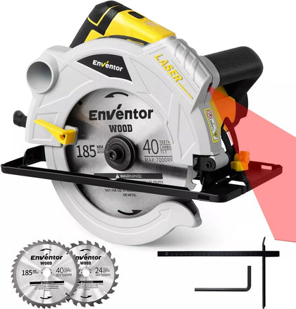 ** Collection Only ** Enventor 1200w Circular Saw Boxed