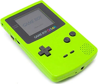 Nintendo Game Boy Color - Green & 3 Unboxed Games
