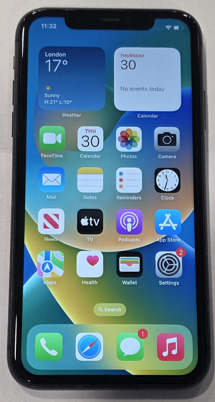 Apple Iphone 11 Unlocked, 64gb, Black, 70% Battery