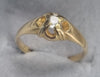 18ct Gold Diamond Ring Size Q