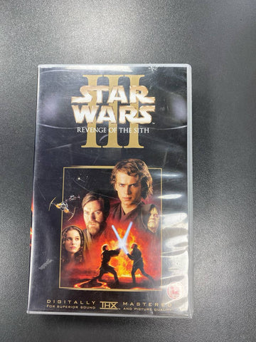 Star Wars episode 3 vhs tape pal