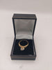 14k Gold Ring with CZ Round stone 4.0G Hallmarked(585)&Tested Size Q