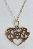 9ct gold chain with special nan pendant