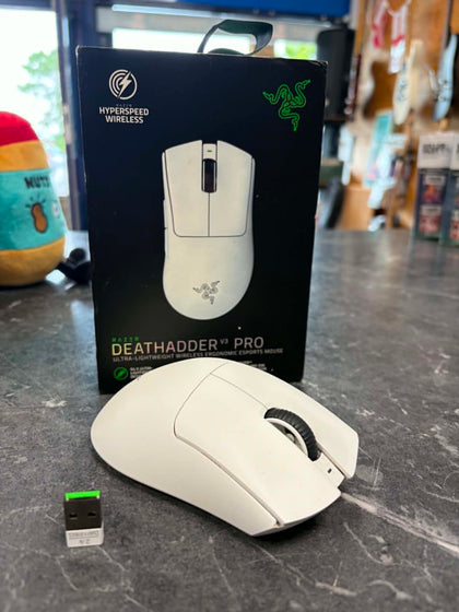 Razer DeathAdder V3 Pro Wireless Gaming Mouse - White