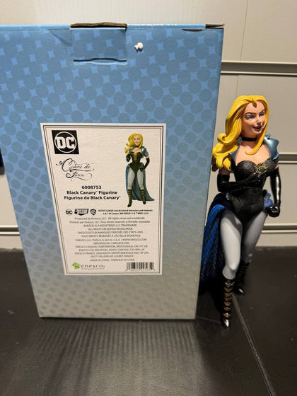 enesco couture de force BLACK CANARY statue DC comics boxed