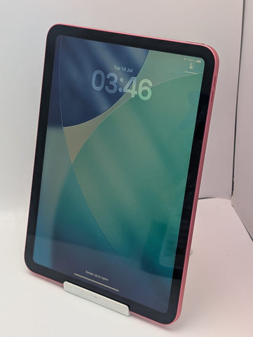 Apple iPad A16 (A3354) 128GB Pink Wi-Fi Only 95% Battery Health — FULLY TESTED