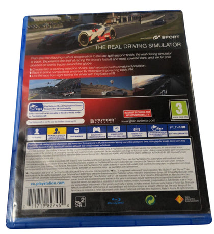 Sony PlayStation 4 Gran Turismo Sport Game