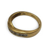 18CT Gold Ring (750 Hallmarked) 0.25ct Diamonds, 3.4Grams, SIZE : M