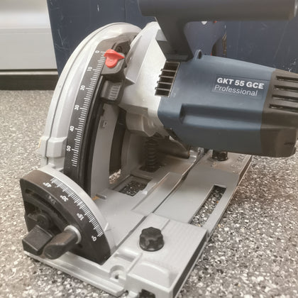 Bosch GKT 55 GCE Plunge Saw 110V, with Original Box, Extra Blades and Others.